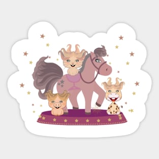 pony and friends Sticker